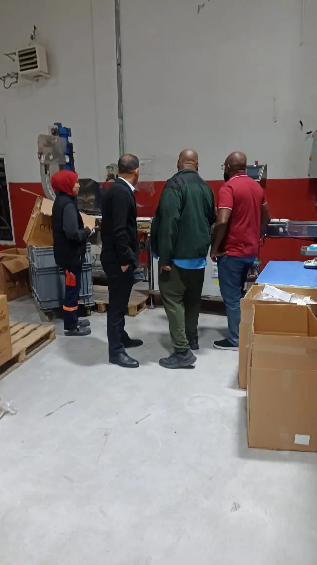 Buyer delegation inspecting a Turkish production facility